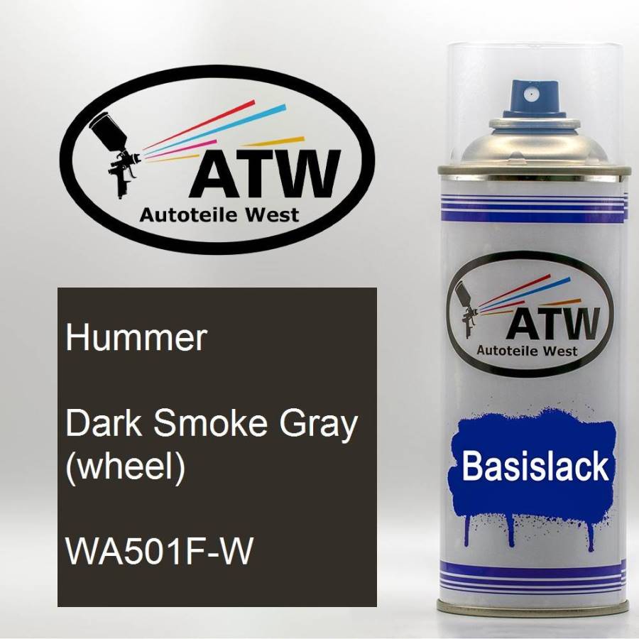 Hummer, Dark Smoke Gray (wheel), WA501F-W: 400ml Sprühdose, von ATW Autoteile West.